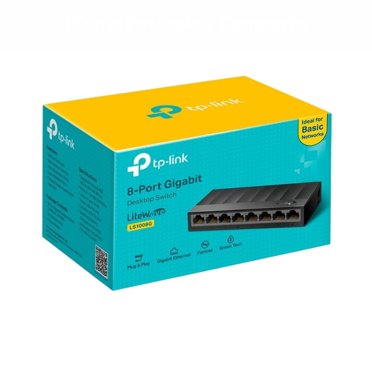 SWITCH TP-LINK LS1008G DE 8 PUERTOS GIGABIT LITEWAVE - 5