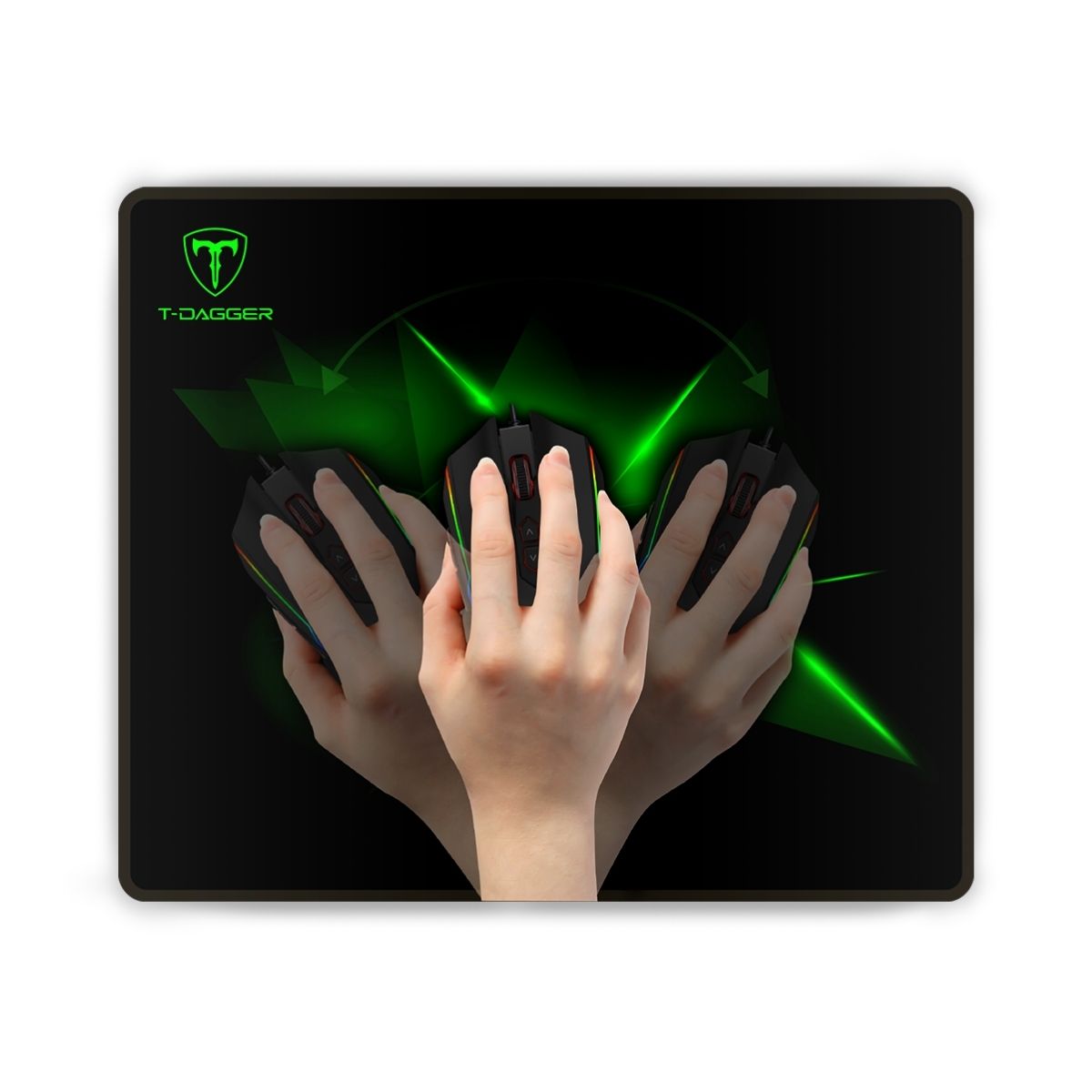 MOUSEPAD T-DAGGER GEOMETRY S TMP101 TAMAÑO: 290 X 240 X 3 MM - 3