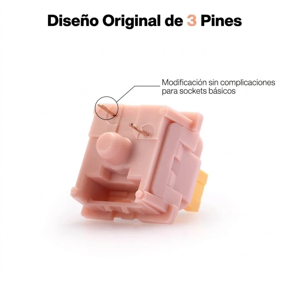 KIT SWITCHES REDRAGON A113 BULLET QL PEACH LINEAR - 3