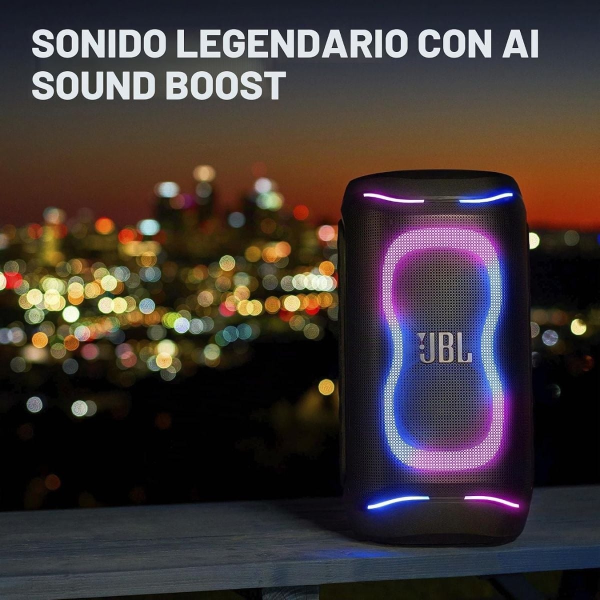 PARLANTE JBL PARTYBOX 130 BLUETOOTH 6.0 200W - NEGRO - 3