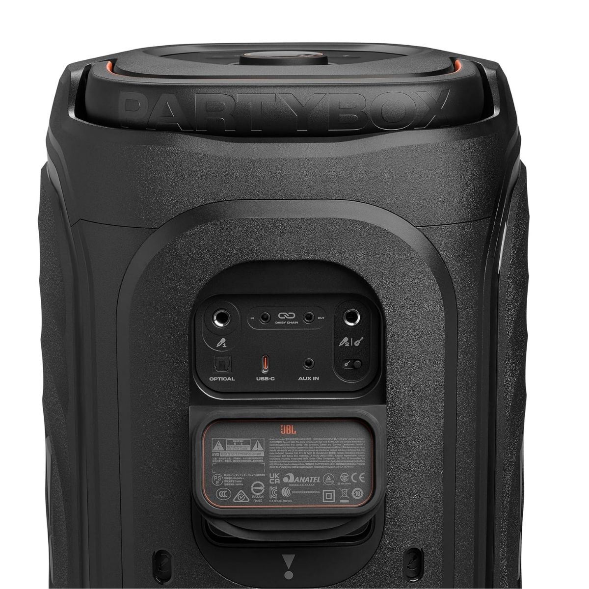 PARLANTE JBL PARTYBOX 130 BLUETOOTH 6.0 200W - NEGRO - 6