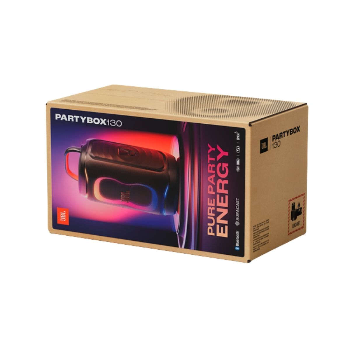 PARLANTE JBL PARTYBOX 130 BLUETOOTH 6.0 200W - NEGRO - 7