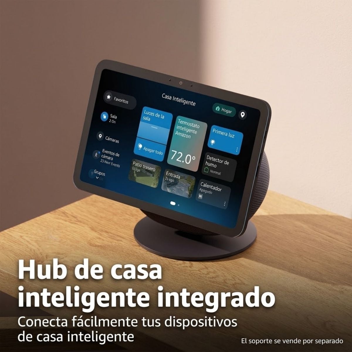 PANTALLA INTELIGENTE AMAZON ECHO SHOW 8 - 4TA GEN ALEXA PLUS - NEGRO - 4