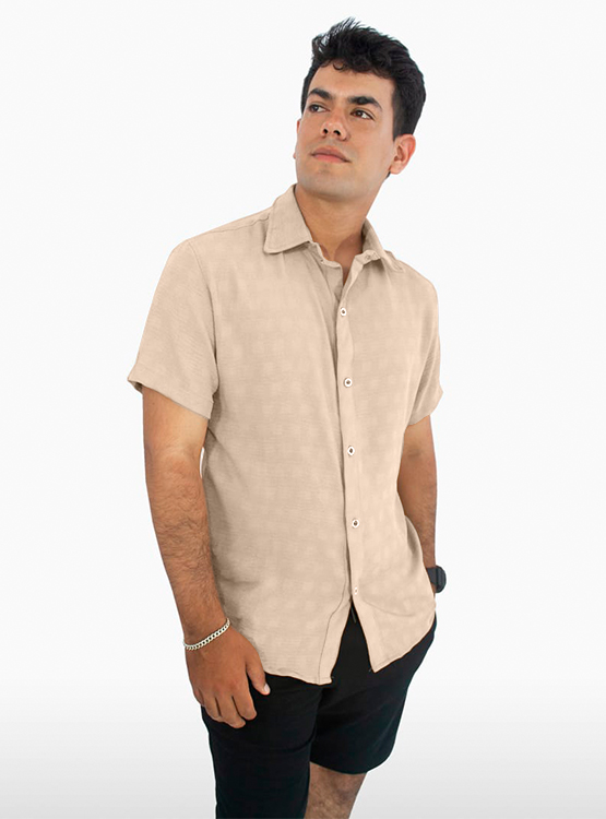 CAMISA DEXMEN CASUAL LINO - 1