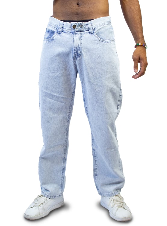 PANTALON DEXMEN JEAN BAGUI CELESTE - 1