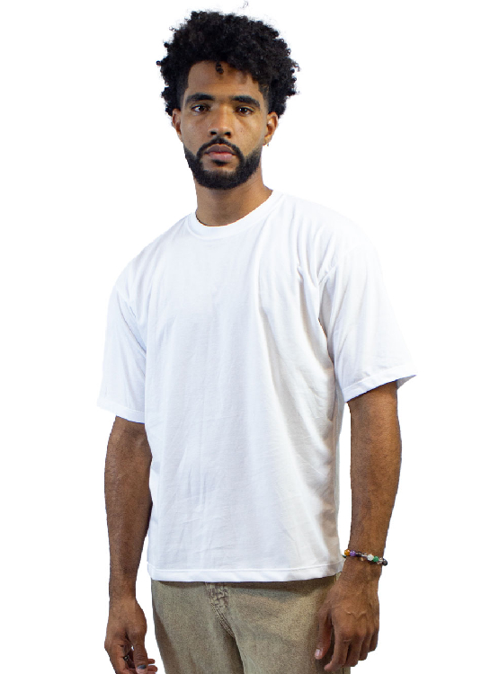 POLO DEXMEN OVERSIZE ENTERO BLANCO - 1