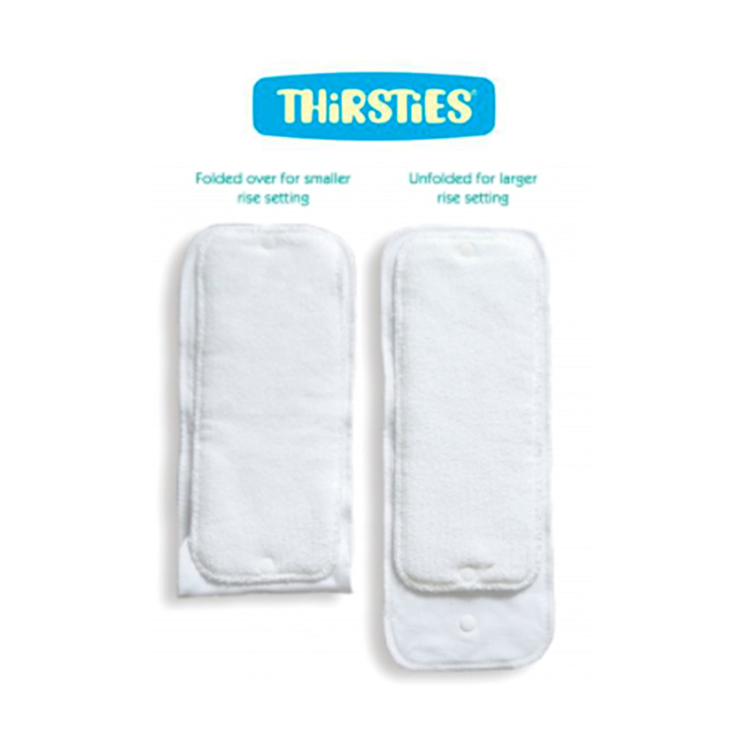 PAÑAL ECOLOGICO THIRSTIES SNAP POCKET DIAPER UNITALLA FLORIBUNDA - 3