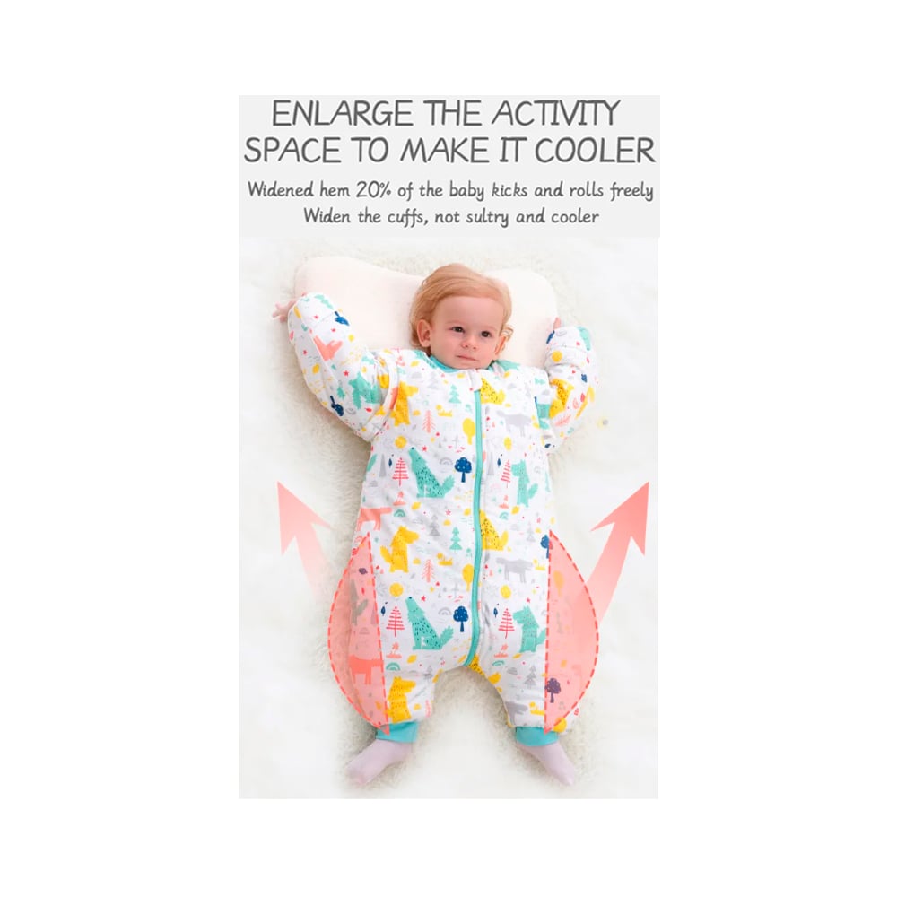 PIJAMA SACO DE DORMIR INFANTIL ALGODÓN TALLA S (1 A 2 AÑOS) - 3