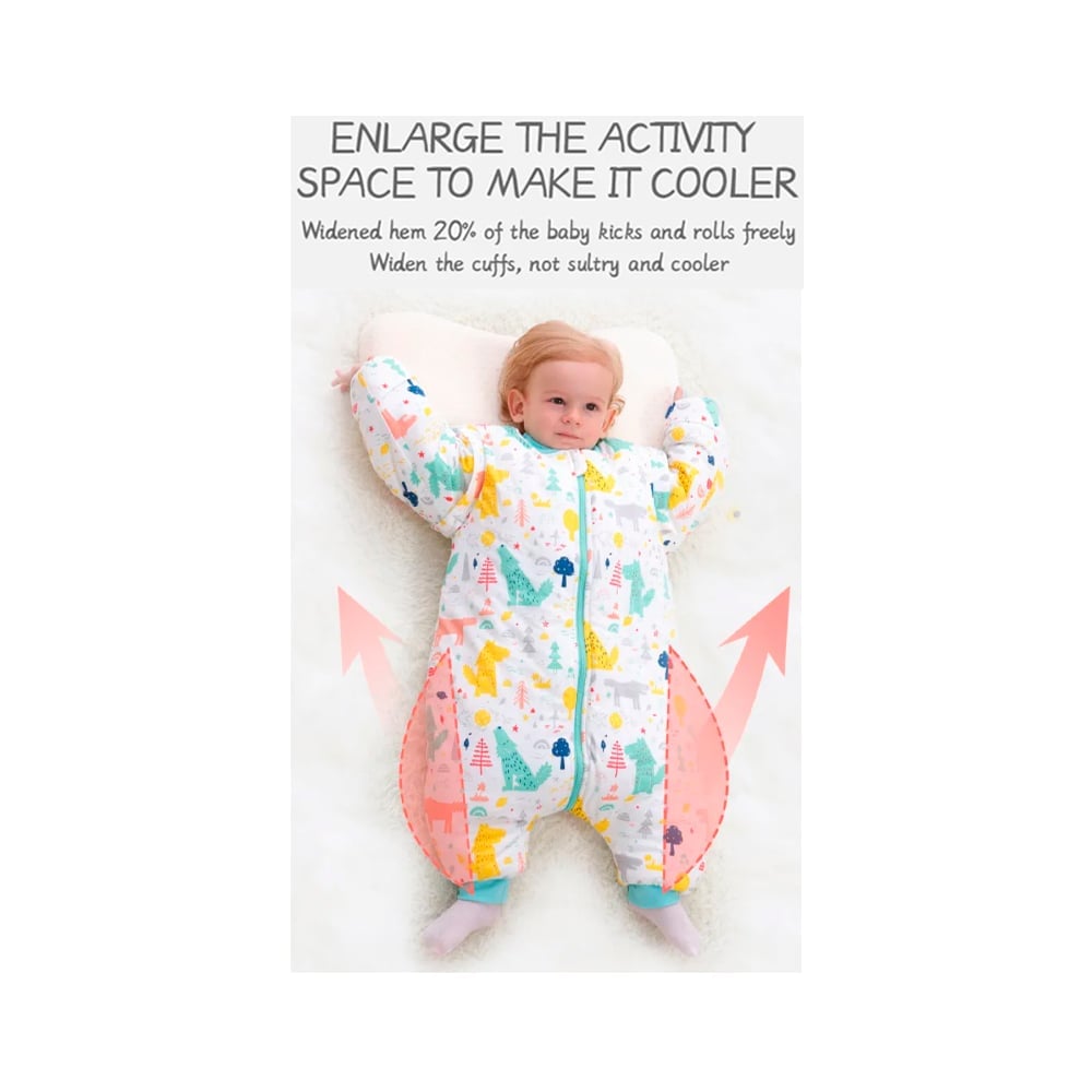 PIJAMA SACO DE DORMIR INFANTIL ALGODÓN TALLA S (1 A 2 AÑOS) - 3