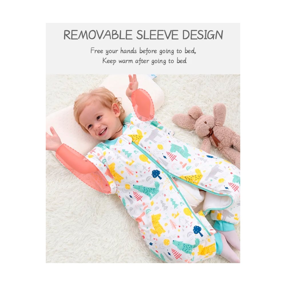 PIJAMA SACO DE DORMIR INFANTIL ALGODÓN TALLA S (1 A 2 AÑOS) - 4