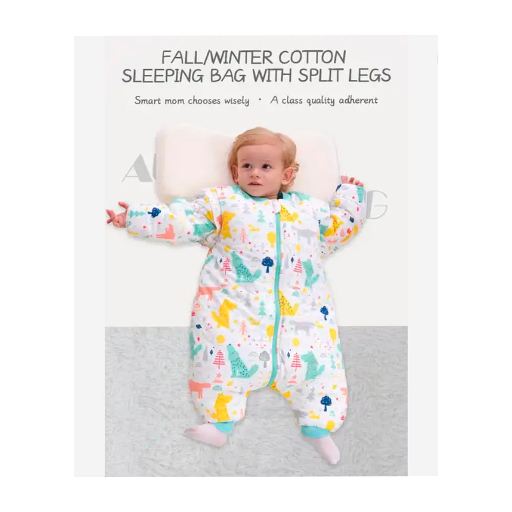 PIJAMA SACO DE DORMIR INFANTIL ALGODÓN TALLA S (1 A 2 AÑOS) - 2