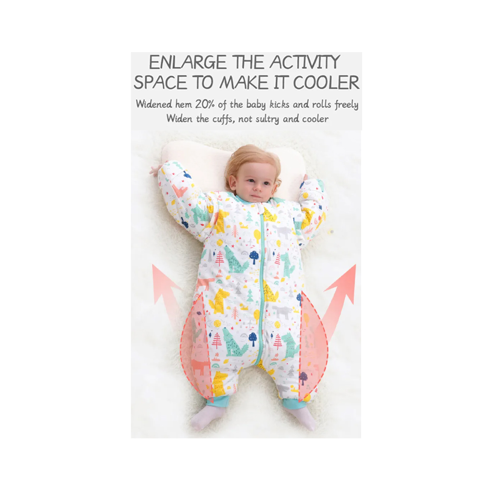 PIJAMA SACO DE DORMIR INFANTIL ALGODÓN TALLA S (1 A 2 AÑOS) - 3