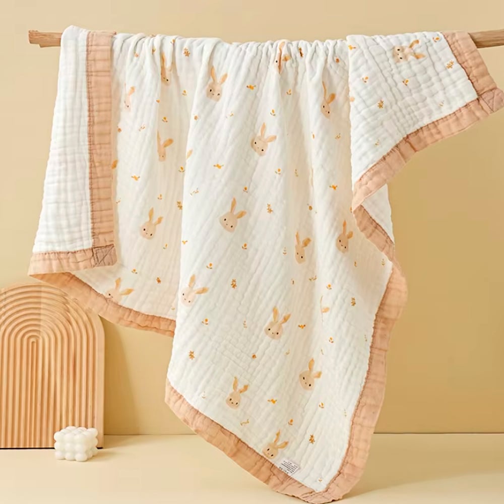 MANTA DE MUSELINA PARA BEBE 100% ALGODÓN 6 CAPAS - 1
