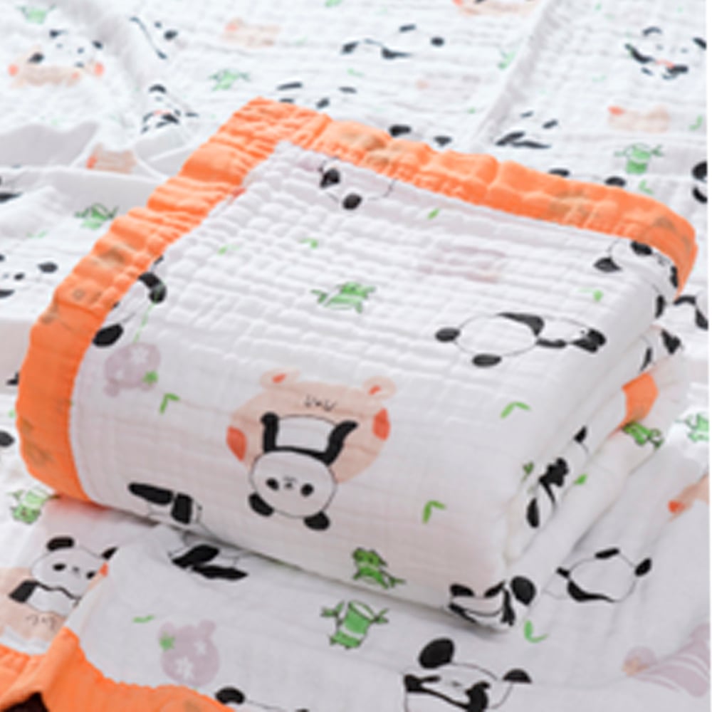 MANTA DE MUSELINA PARA BEBE 100% ALGODÓN 6 CAPAS - 1