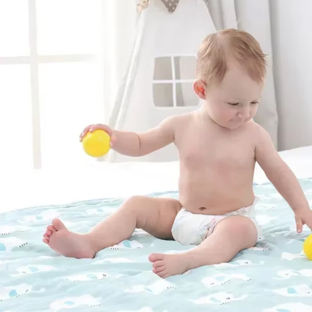 MANTA DE MUSELINA PARA BEBE 100% ALGODÓN 6 CAPAS - 2