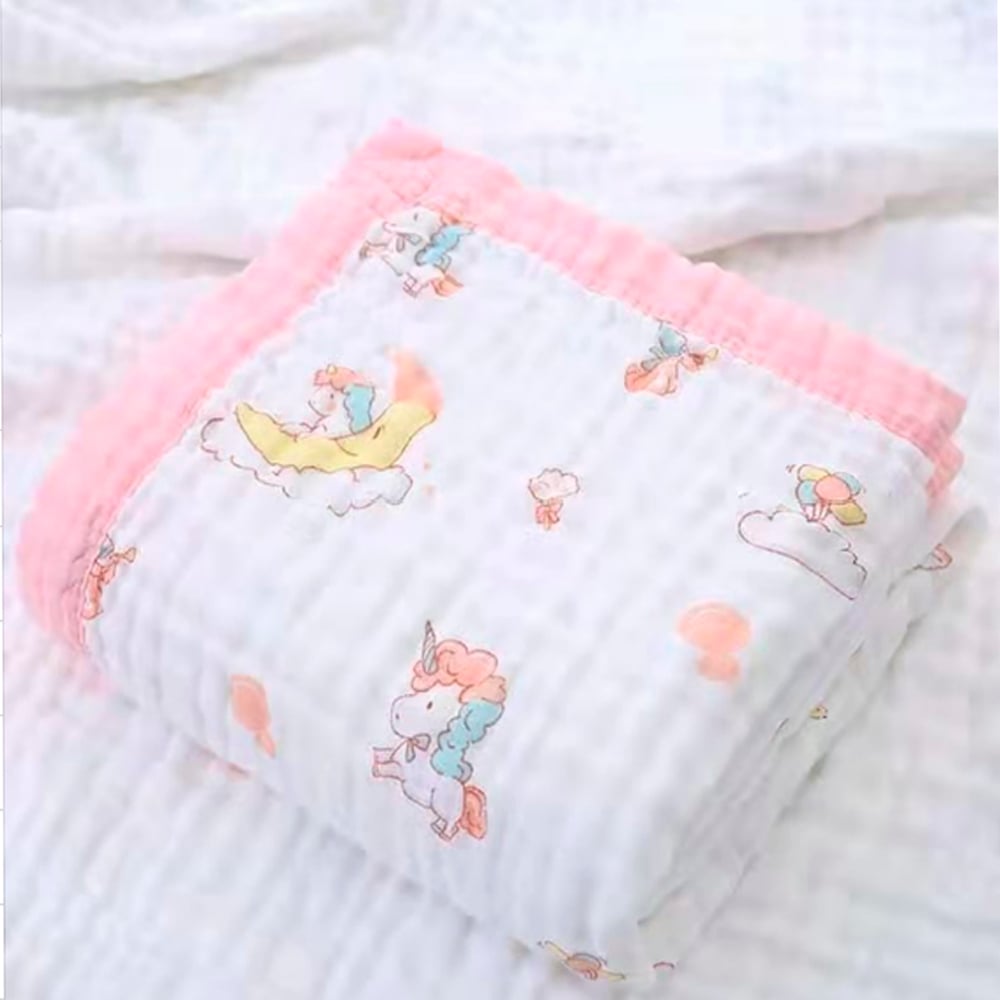 MANTA DE MUSELINA PARA BEBE 100% ALGODÓN 6 CAPAS - 1