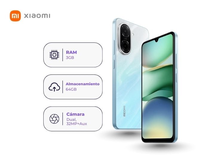 XIAOMI REDMI A5 4G 64GB 3GB AZUL - 2