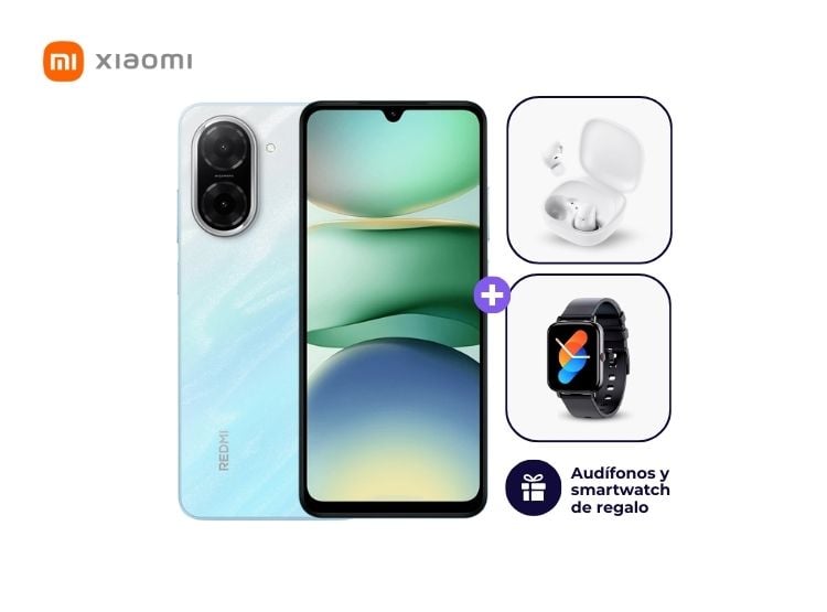 XIAOMI REDMI A5 4G 64GB 3GB AZUL + SMARTWATCH + AUDIFONOS - 1