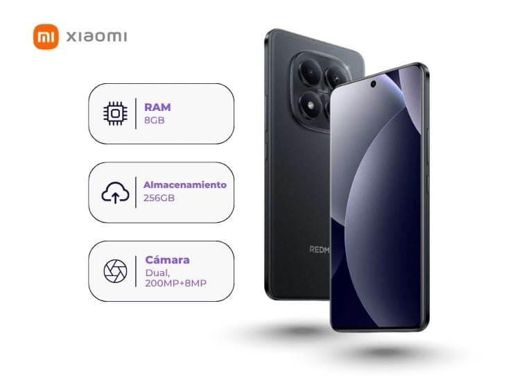 XIAOMI REDMI NOTE 15 PRO 4G 256GB 8GB RAM NEGRO - 2