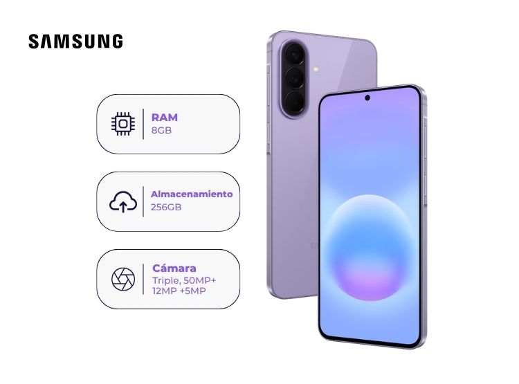 SAMSUNG GALAXY A57 5G 256GB 8GB RAM LILA - 2