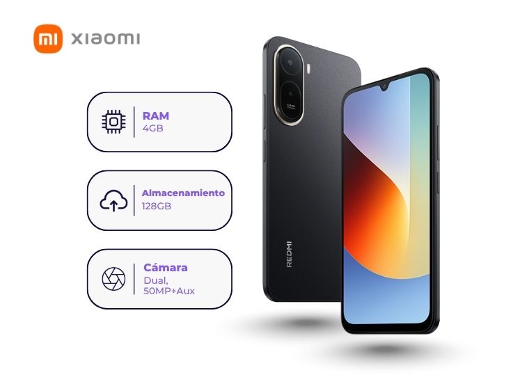 XIAOMI REDMI A7 PRO 128GB 4GB RAM NEGRO + SMARTWATCH + AUDÍFONOS - 2