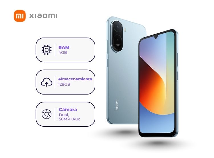 XIAOMI REDMI A7 PRO 128GB 4GB RAM AZUL + SMARTWATCH + AUDÍFONOS - 2
