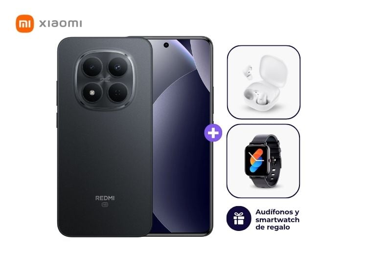 XIAOMI REDMI NOTE 15 PRO 5G 512GB 8GB RAM NEGRO + SMARTWATCH + AUDÍFONOS - 1