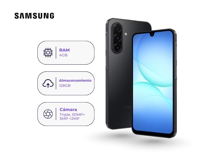 SAMSUNG GALAXY A17 5G 128GB 4GB RAM NEGRO - 2