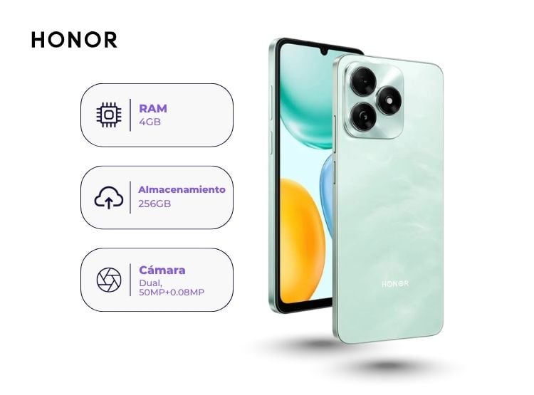 HONOR X5C PLUS 256GB 4GB RAM AZUL - 1