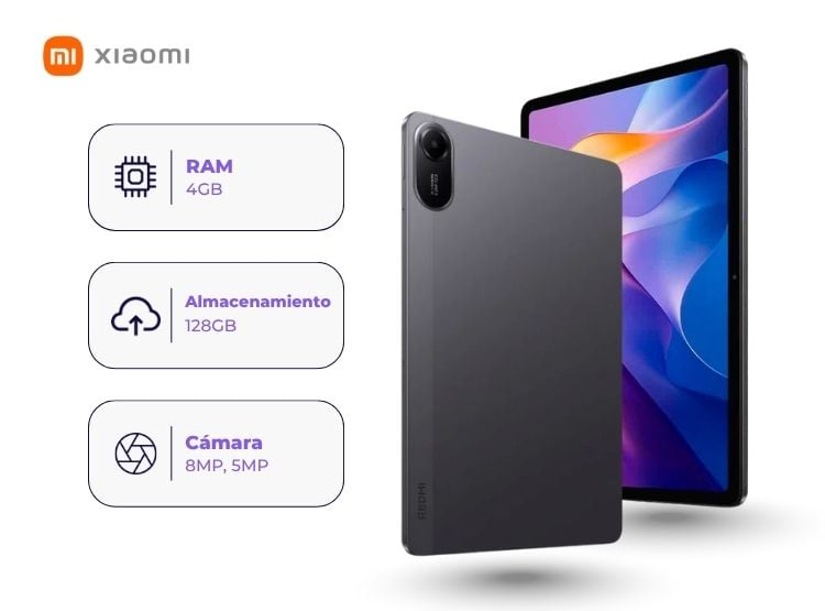 TABLET XIAOMI REDMI PAD 2 11' 128GB 4GB RAM COLOR GRIS - 1