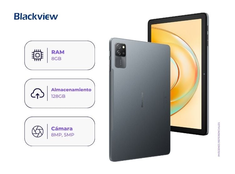 TABLET BLACKVIEW TAB 60 PRO 10.1' 128GB 8GB RAM GRIS - 1