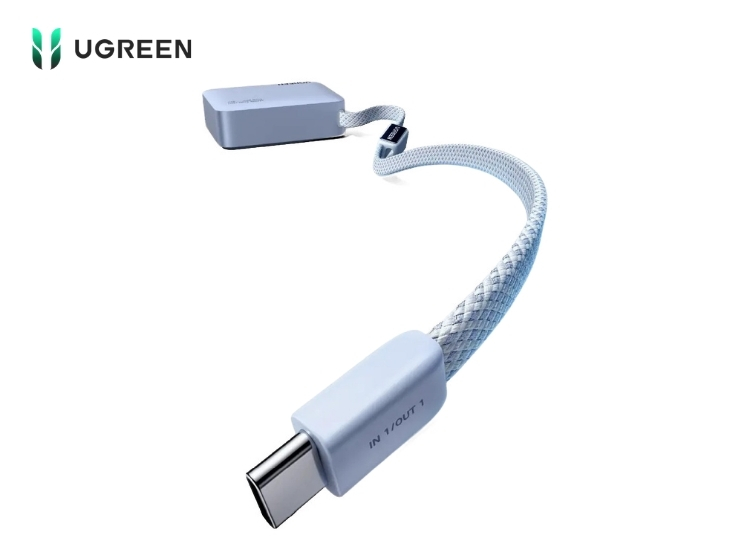 POWER BANK UGREEN PB584 10000MAH 33W CON CABLE USB-C INTEGRADO - 2
