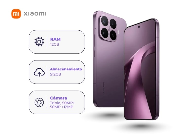 XIAOMI 17T PRO 512GB 12GB RAM VIOLETA OSCURO - 1