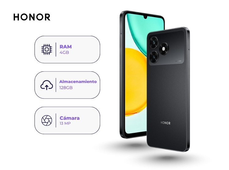 HONOR X5D 128GB 4GB RAM NEGRO - 1