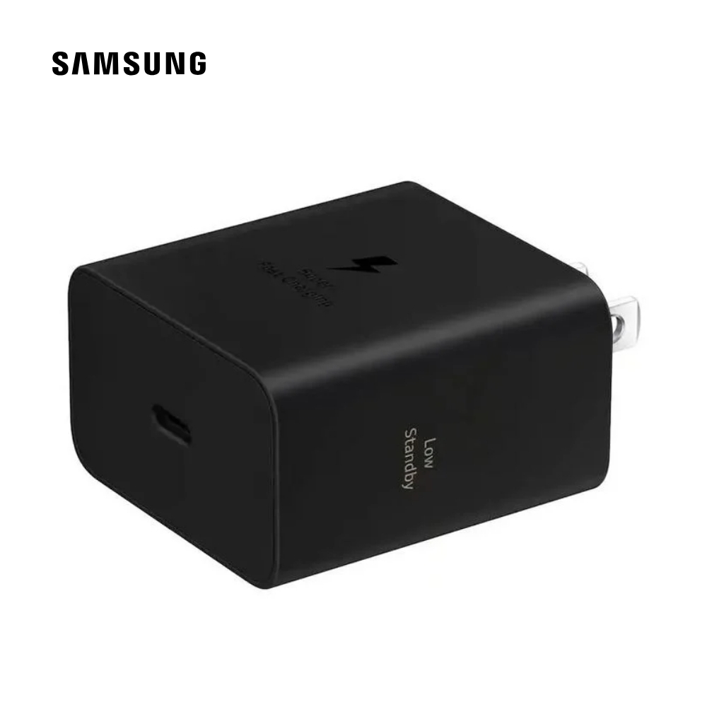 CARGADOR SAMSUNG 60W SUPER CARGA RÁPIDA USB-C NEGRO CON CABLE - 2