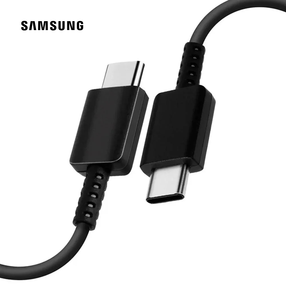 CARGADOR SAMSUNG 60W SUPER CARGA RÁPIDA USB-C NEGRO CON CABLE - 3