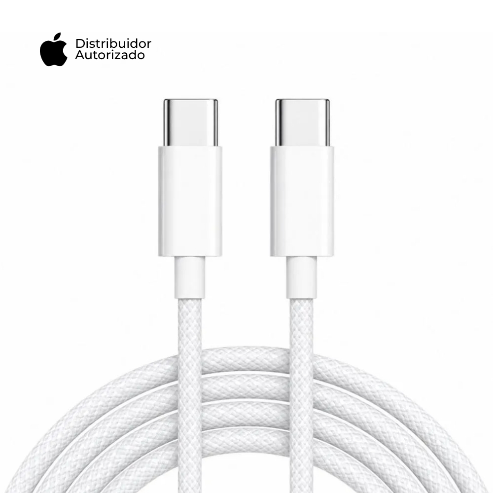 CABLE APPLE USB-C A USB-C 240W 2M CARGA RÁPIDA BLANCO - 3