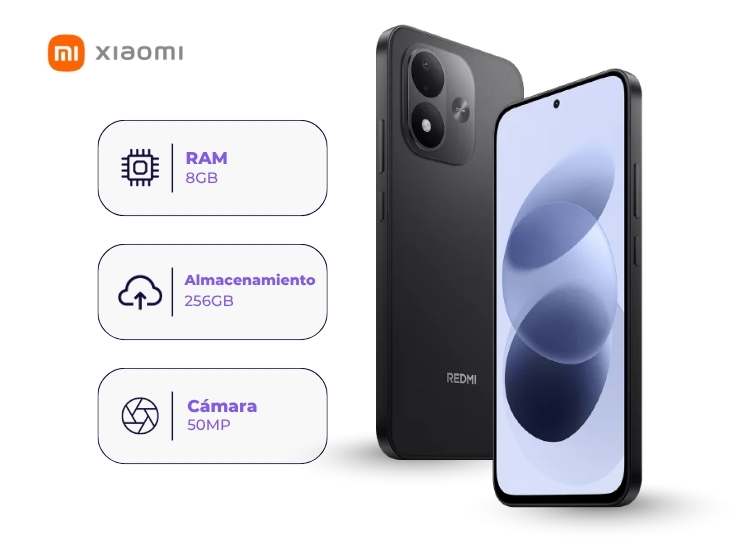 XIAOMI REDMI NOTE 17 4G 256GB 8GB NEGRO - 1