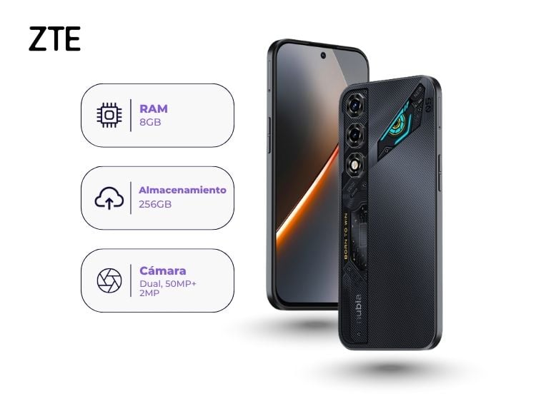 ZTE NUBIA NEO 5 256GB 8GB RAM NEGRO - 1