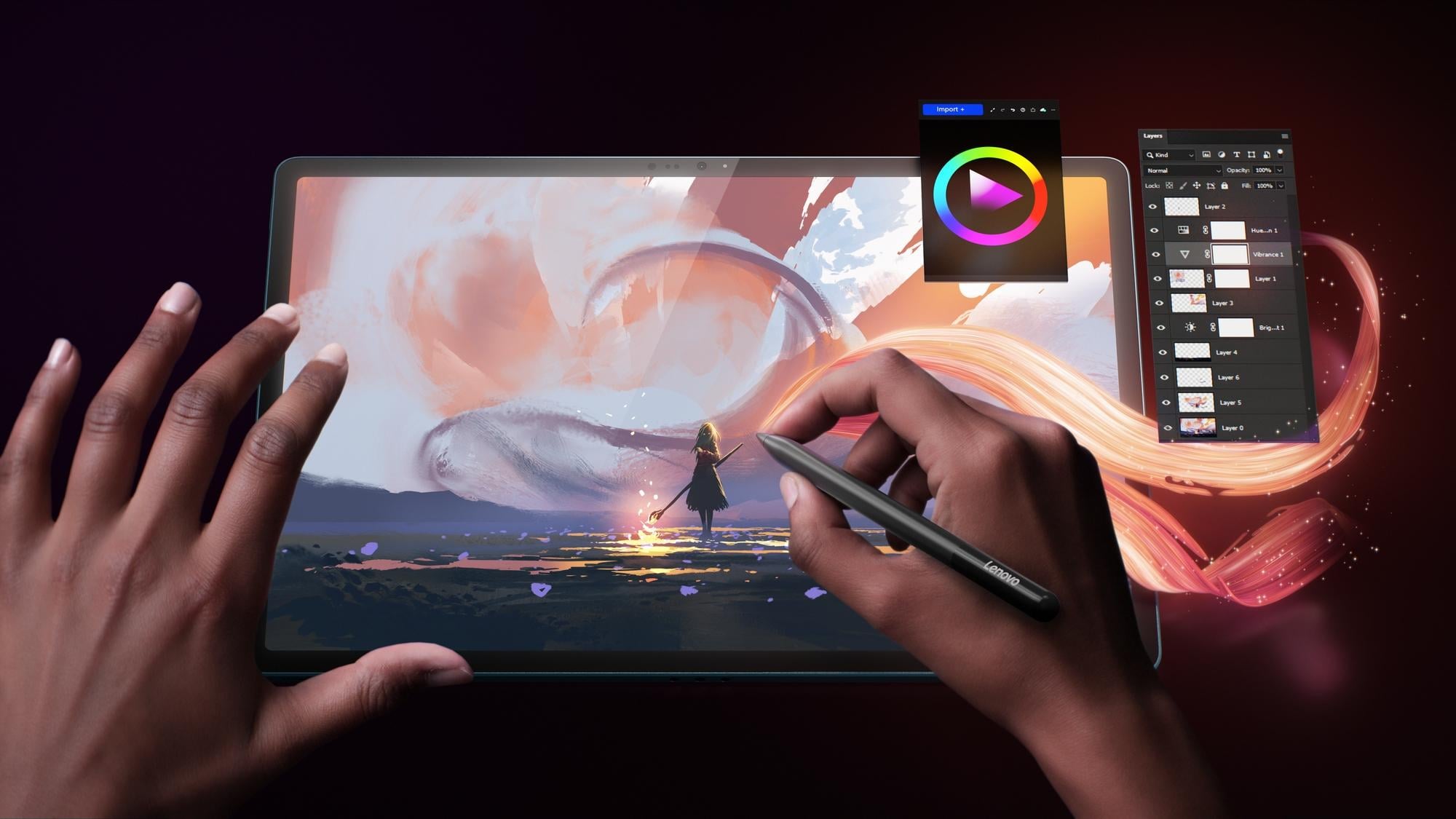 TABLET YOGA TAB PLUS SNAPDRAGON 8 GEN 3 16GB 256GB 3K 12.7' - 8