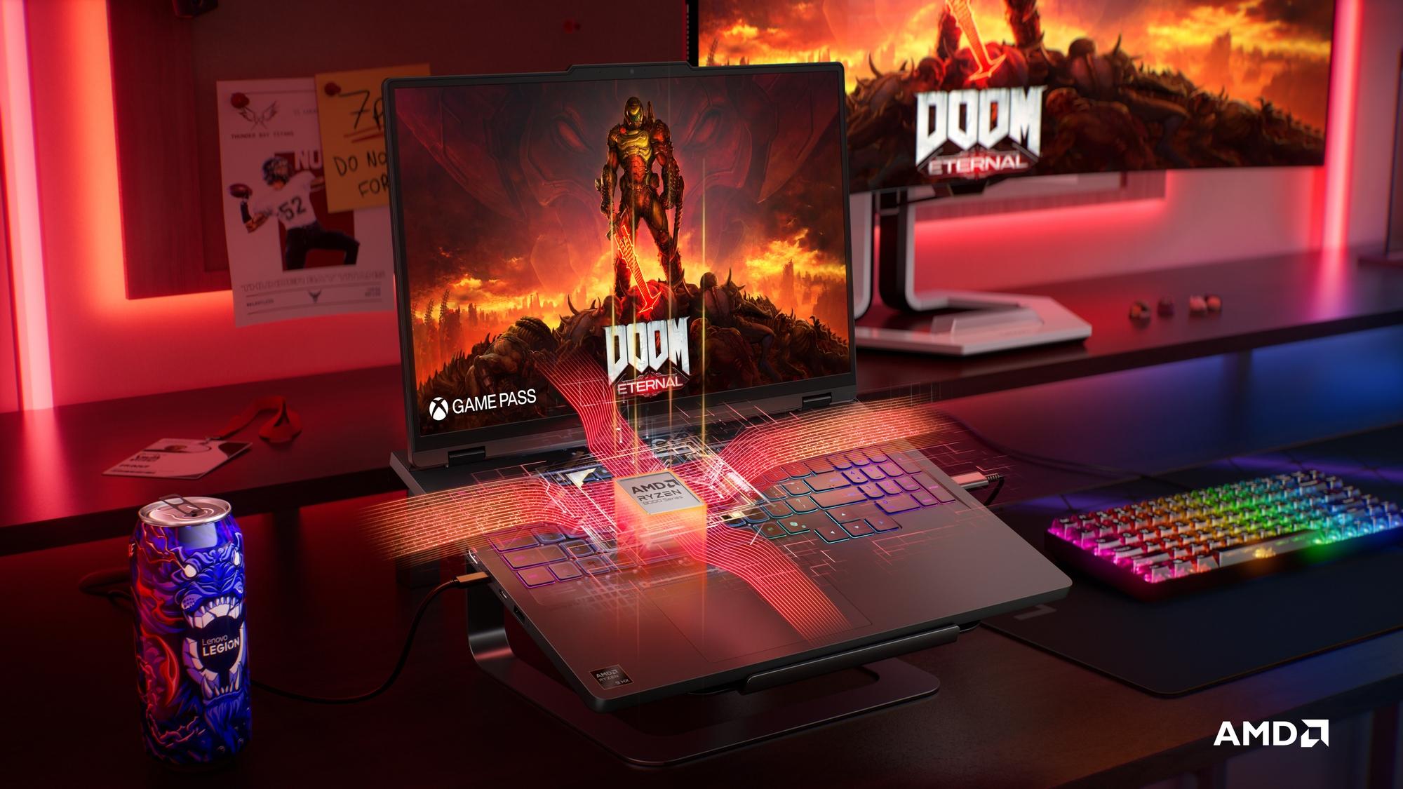 Laptop Legion Pro 5 AMD Ryzen 9 16 Core NVIDIA GeForce RTX 5070 8GB 32GB 1TB 16" WQXGA 240Hz - 8