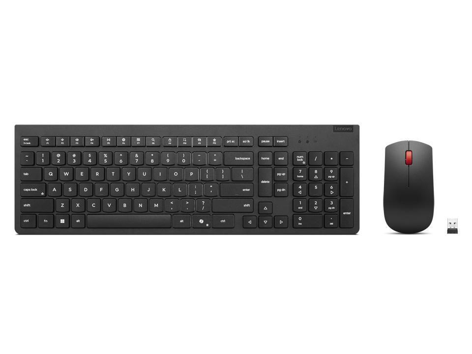 TECLADO Y MOUSE  LENOVO ESSENTIAL GEN 2 INALÁMBRICO NEGRO - 1