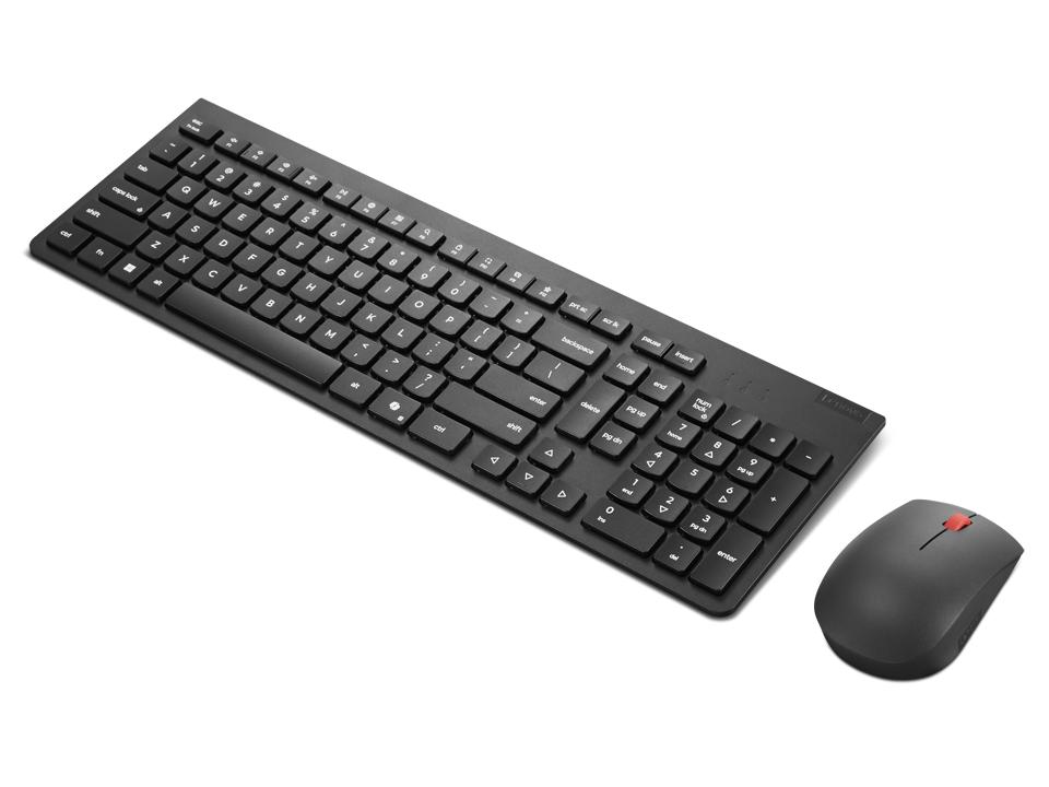 TECLADO Y MOUSE  LENOVO ESSENTIAL GEN 2 INALÁMBRICO NEGRO - 3
