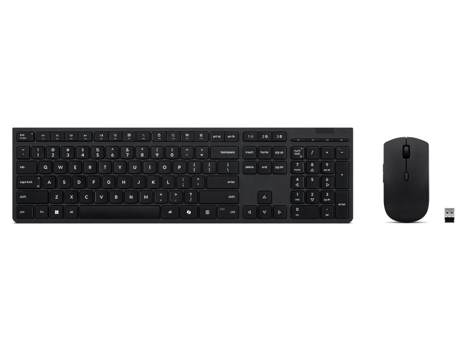 COMBO DE TECLADO Y MOUSE LENOVO INALÁMBRICO PROFESIONAL ESP - 3