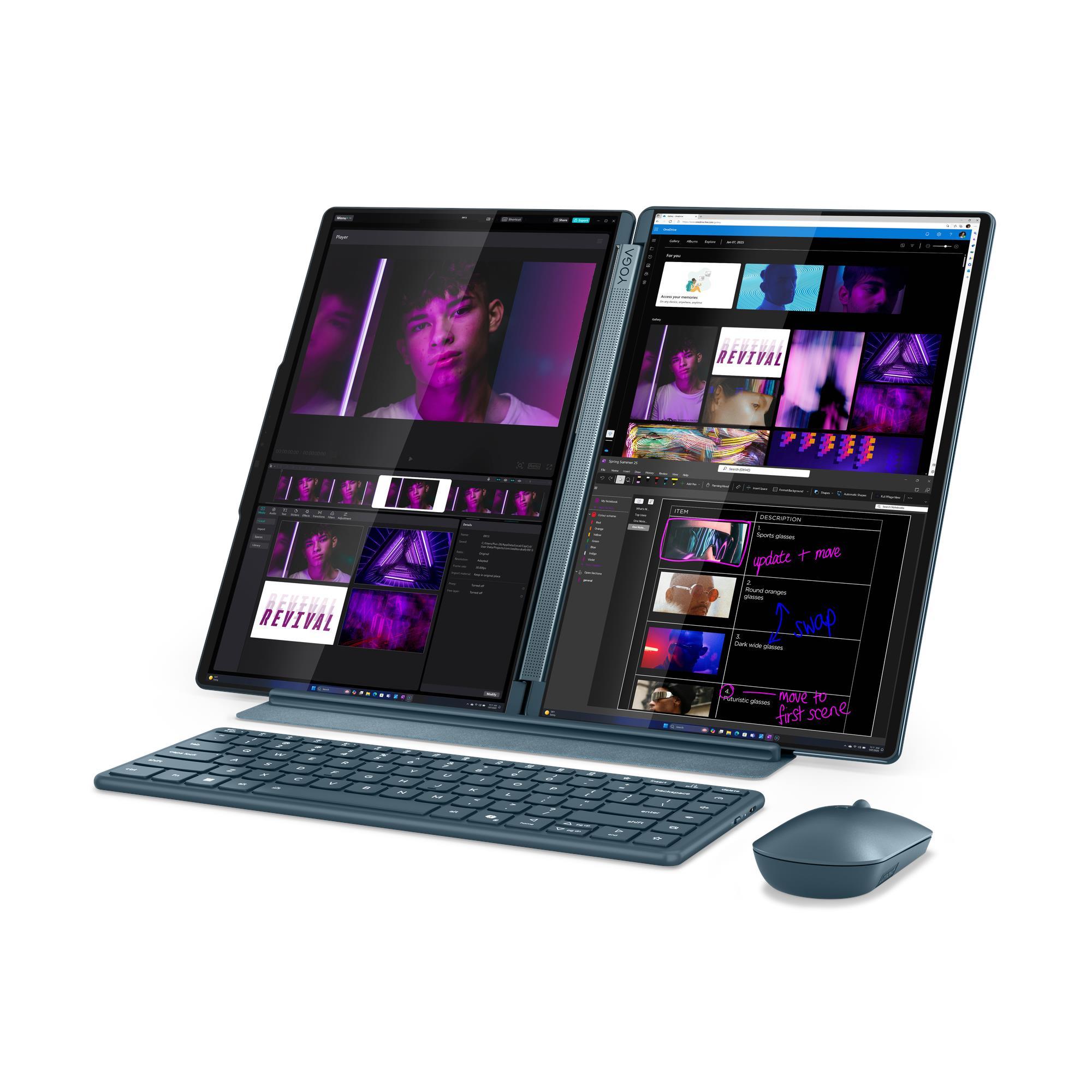 LAPTOP YOGA BOOK 9 14IAH10 ULTRA 7 255H 32GB 1TB 2.8K 14' - 3