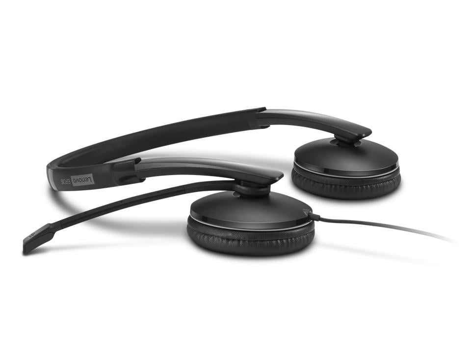 AUDIFONOS LENOVO GEN 2 CON CANCELACIÓN DE RUIDO ACTIVA NEGRO - 2