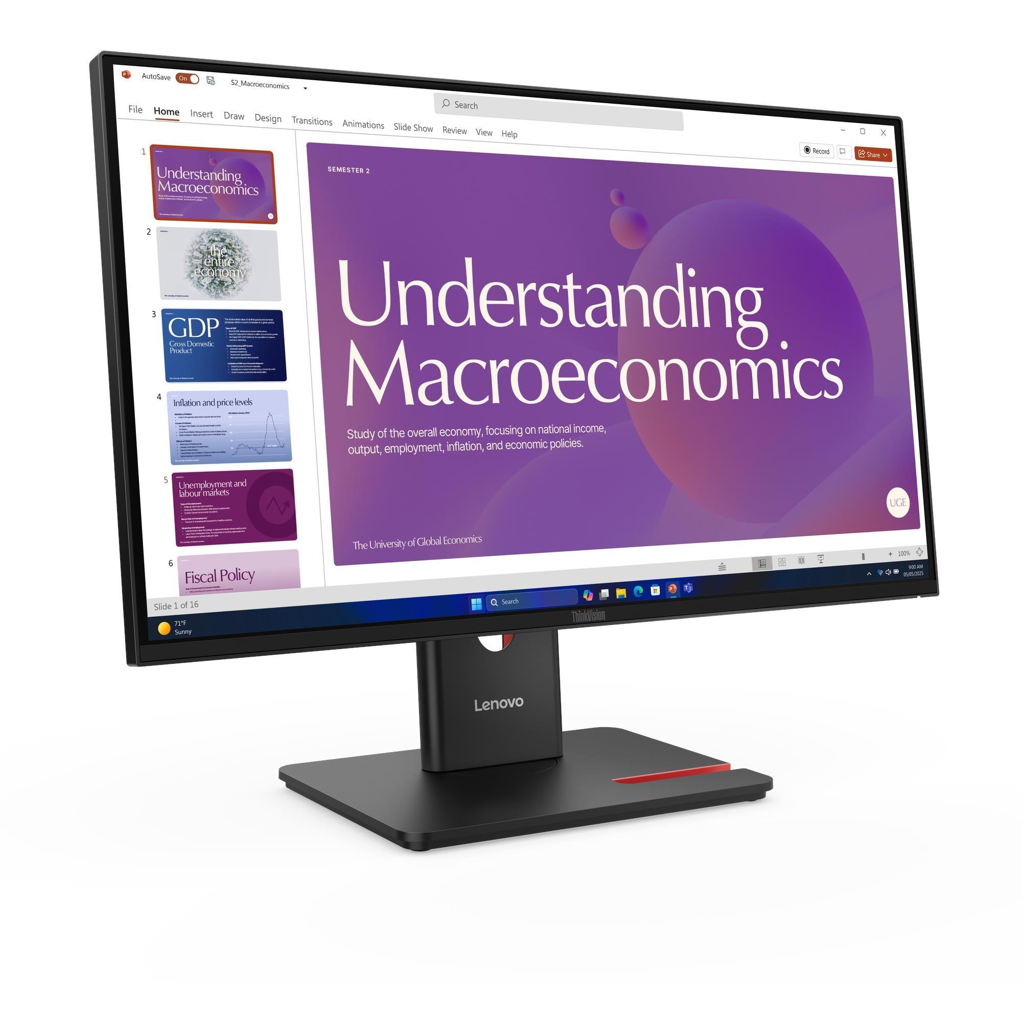 MONITOR LENOVO THINKVISION T24D-40 - 1