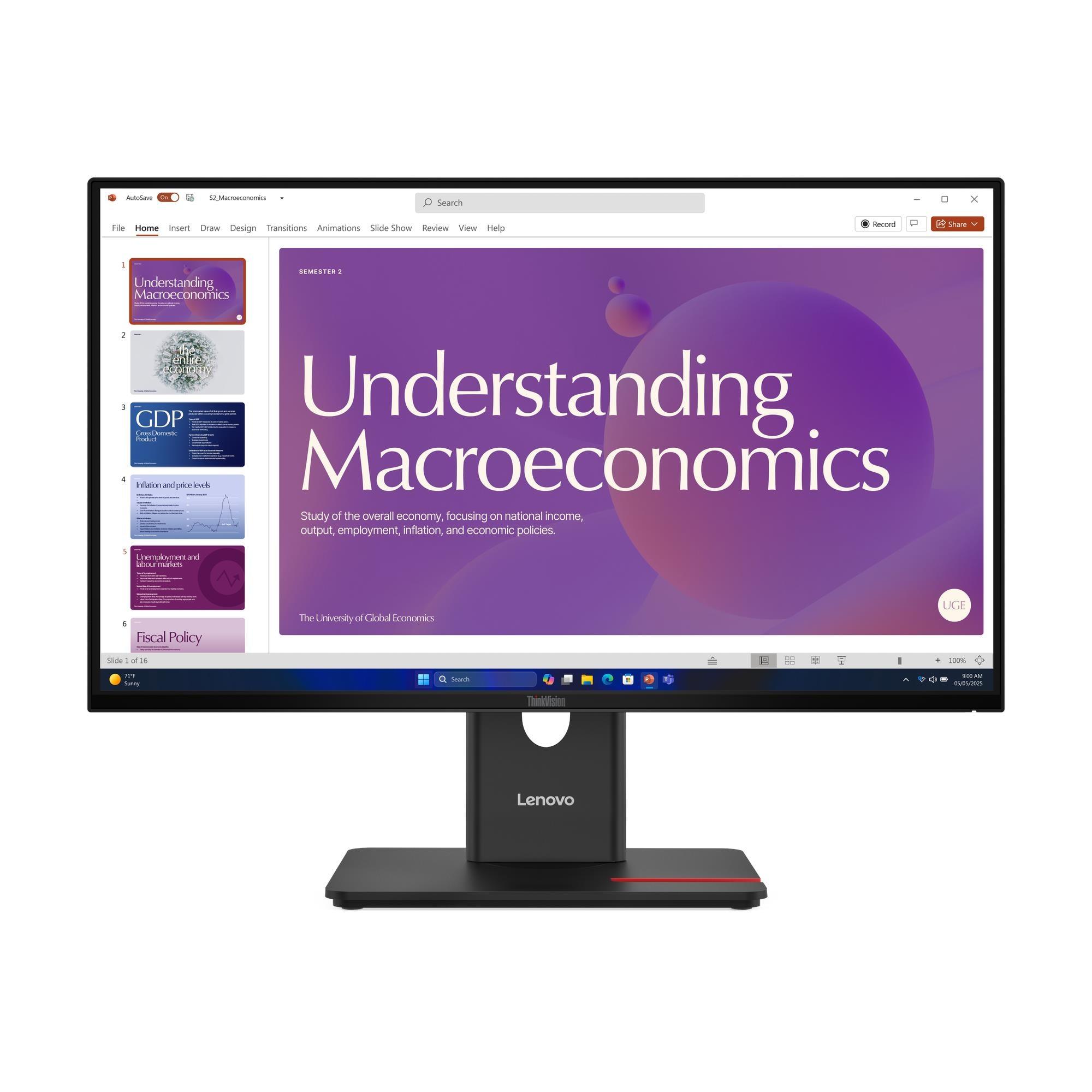 MONITOR LENOVO THINKVISION T24D-40 - 3