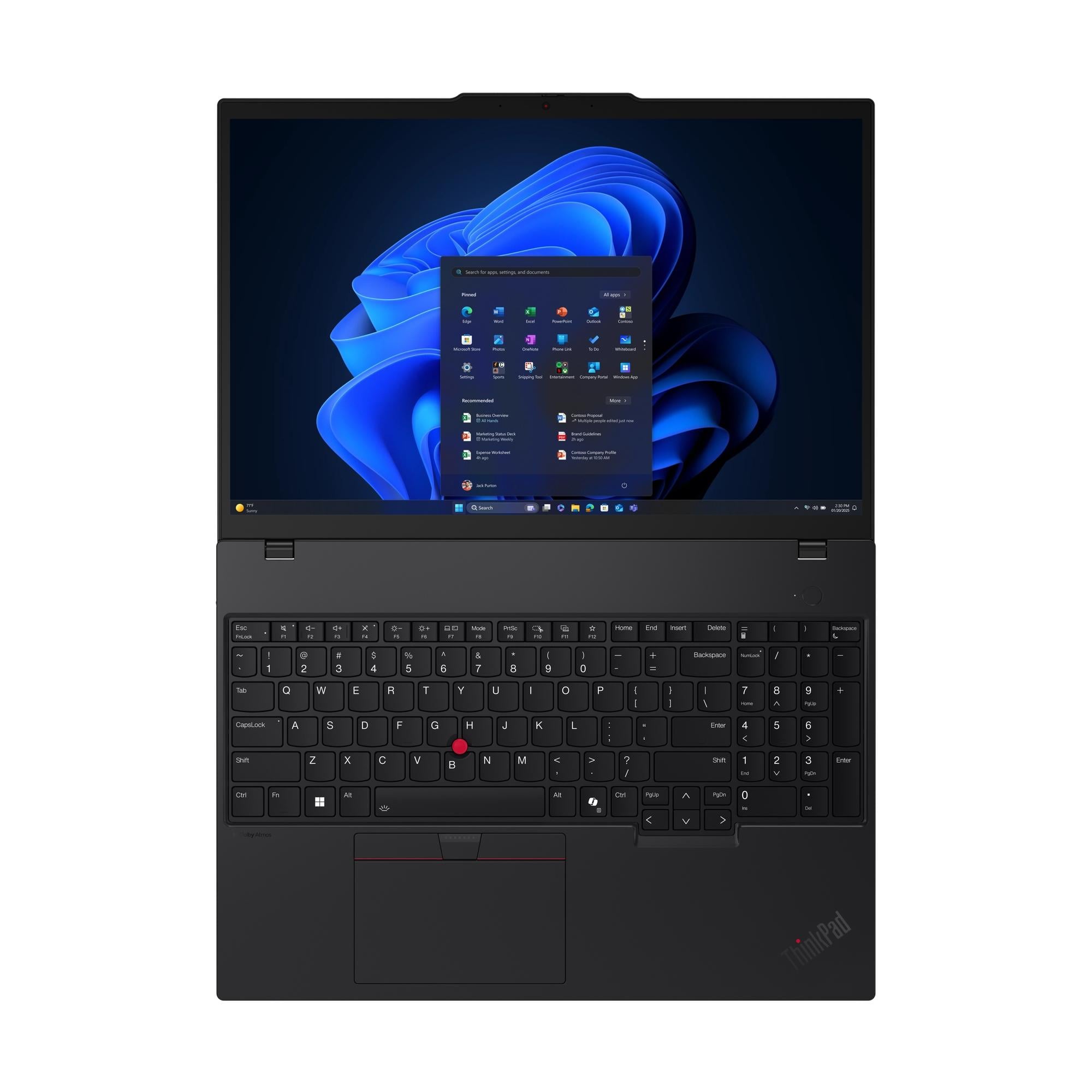 LAPTOP THINKPAD T16 GEN 4 INTEL 32GB 512GB WUXGA 16' - 8