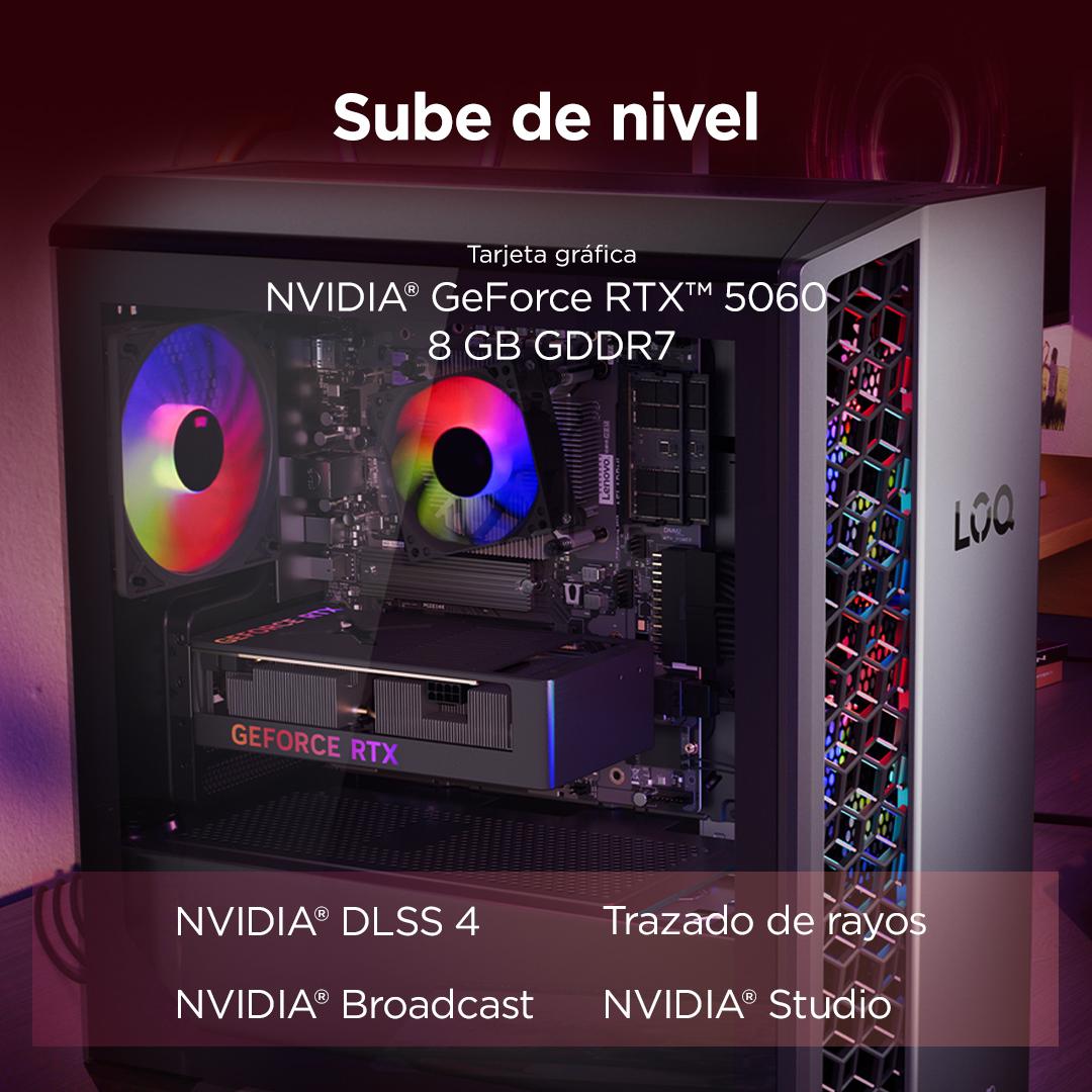 PC GAMER LOQ TOWER GEN 10 AMD RYZEN 7 32GB 1TB SSD RTX 5060 - 9